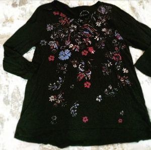 ❣️ Lucky Brand Floral Design Top